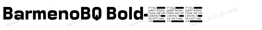 BarmenoBQ Bold字体转换
